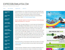 Tablet Screenshot of expressbusmalaysia.com